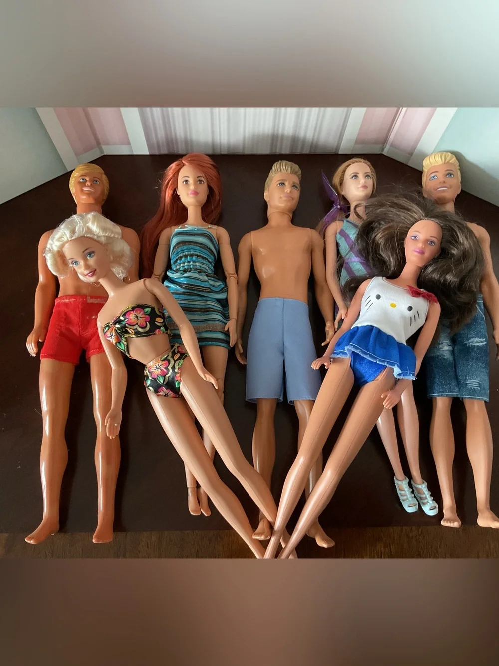 Barbie and Ken Dolls Bundle /Lot of 7 Dressed